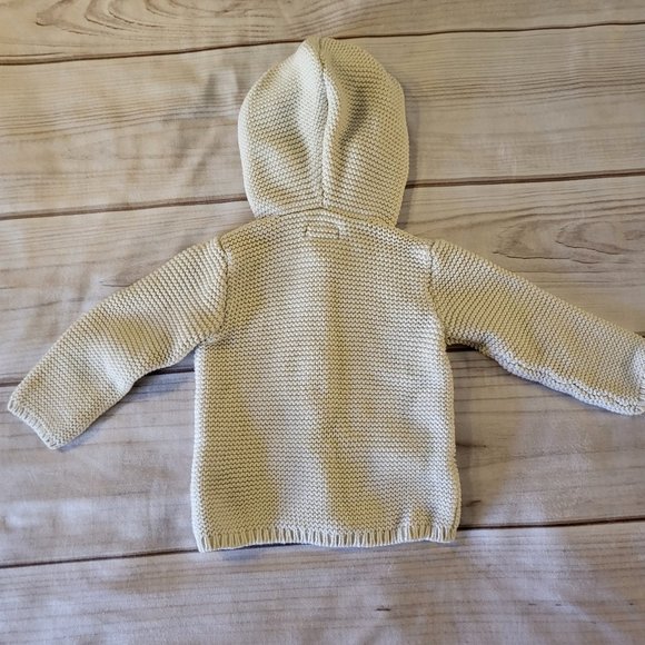 Little Planet by Carters Toddler Cardigan Ivory Sz 18 mth - Picture 4 of 10